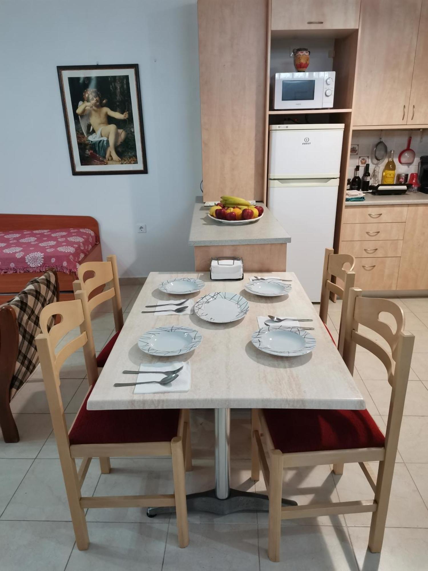 Ferienwohnung Stratos Sunset House Koutsourás Exterior foto