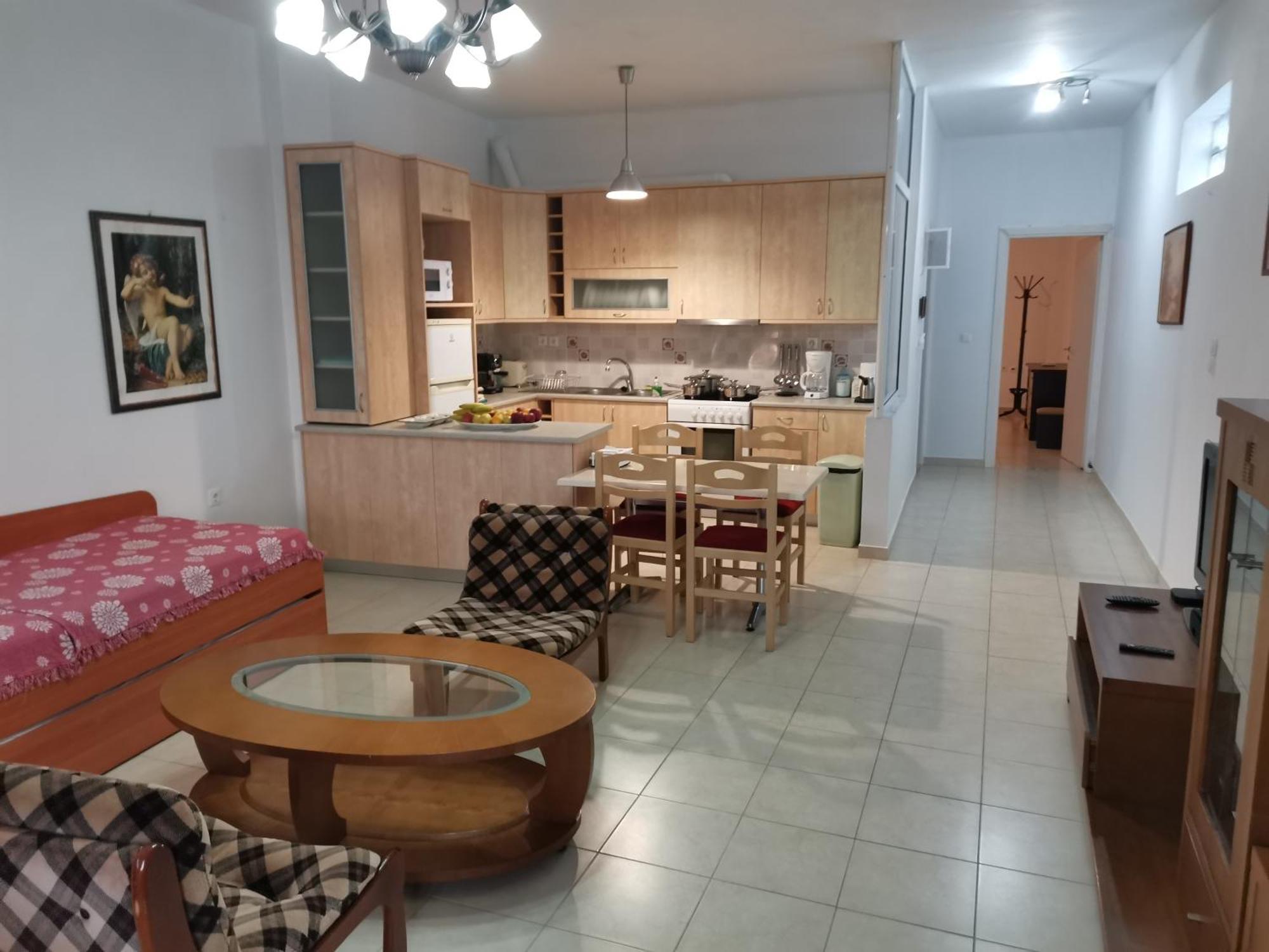 Ferienwohnung Stratos Sunset House Koutsourás Exterior foto